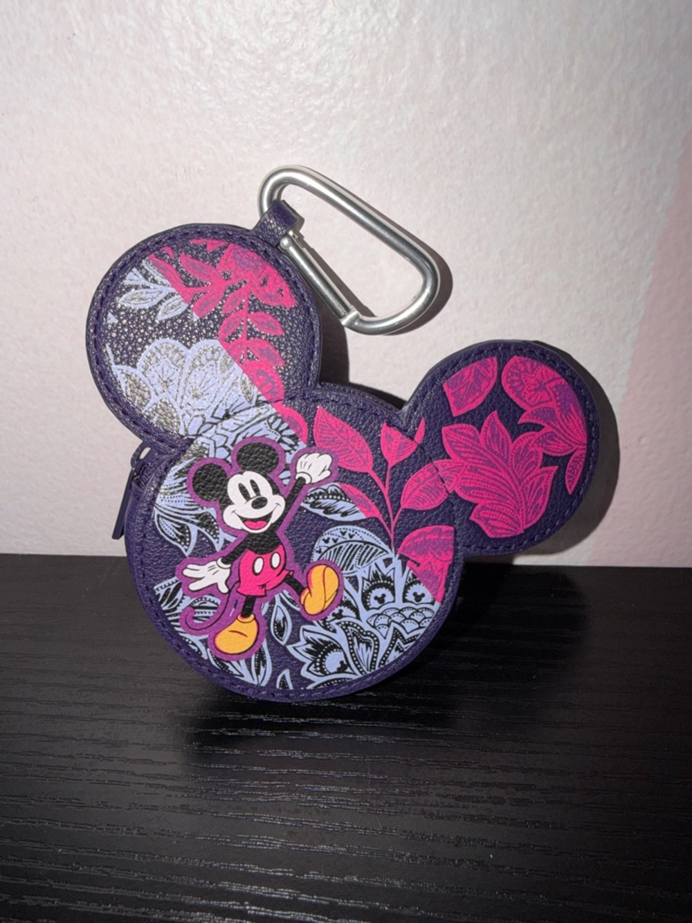 Vera Bradley Disney Bag Charm Pouch Keychain NWOT Mickey